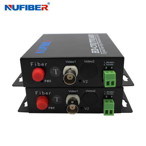 1080P 720P Analog Signal Fiber Video Converter Iron Case Fiber Video Converter , 1BNC Video audio data telephone coax Optical video transmitter and receiver