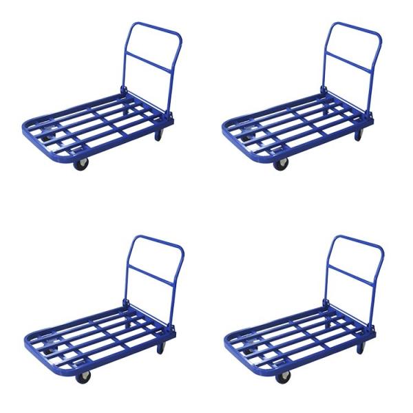 trole dobrável da plataforma da capacidade 1100lbs de 120x66cm com aço do tubo