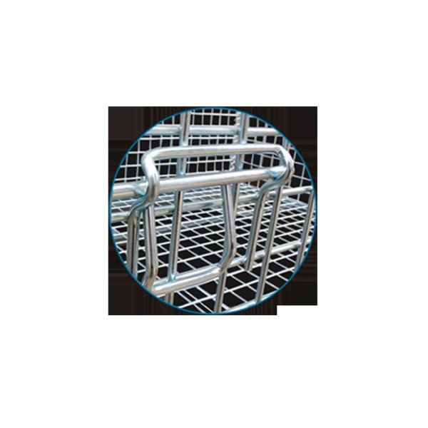 Поверхность гальванизированная клетками 800*600*640мм хранения ячеистой сети металла мастерской