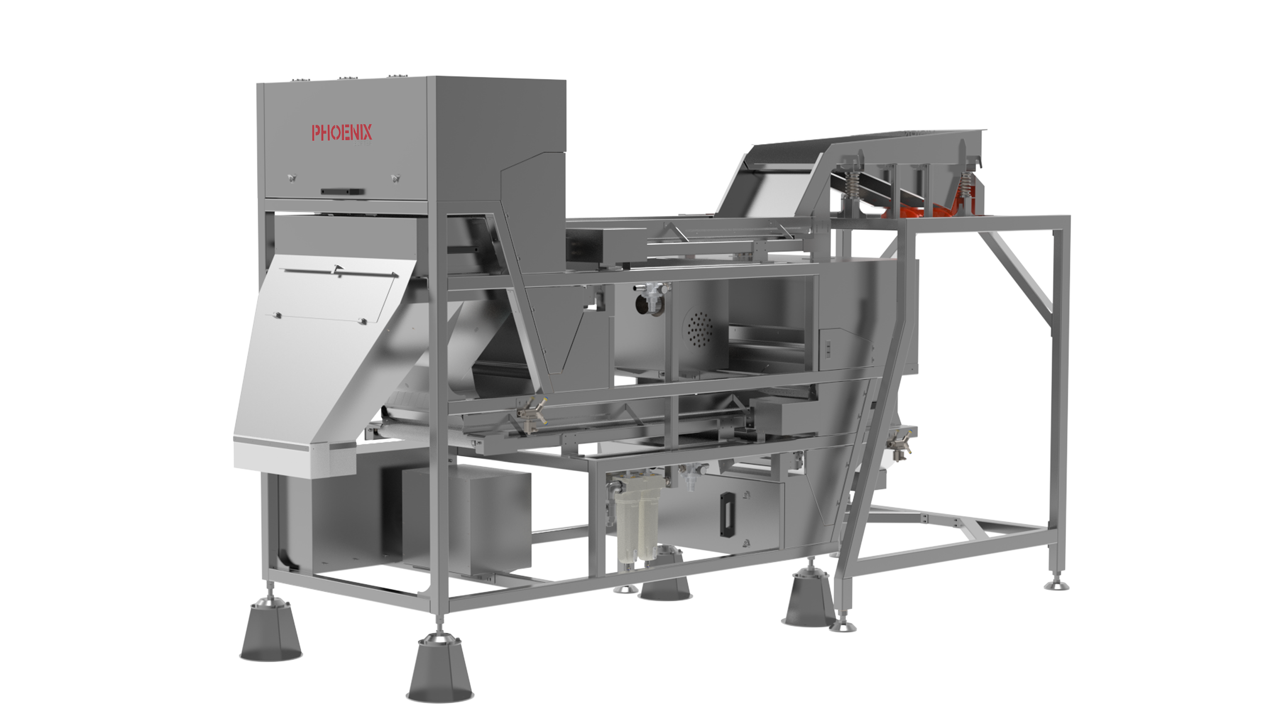 HF Intelligent Optical Sorter For Broad Bean Custom-designed Exclusively For Broad Beans With Higher Hygiene And Protection Levels, Supporting High-pressure Flushing And Disinfection