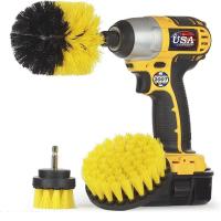 3pcs Power Scrubber Brush Sets Electric Drill Cleaning Brush Tool Para Forno Sem Cordel Kit Atendimento Power Scrub Brush