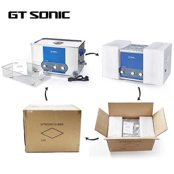 Adjustable Timer Lab Ultrasonic Cleaner  20 - 80 Celsius Heating 27L