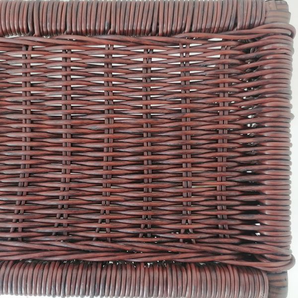 Factory Wholesale Metal Frame Round Rattan Wicker Rectangle Dogs and Cats Bed