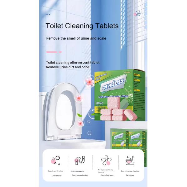 Household OEM ODM 15g Toilet Cleaner Solid Effervescent Tablets Toilet Cleaner Tblets