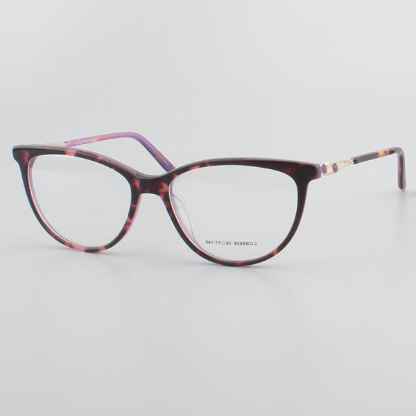 Female Cat Eye Acetate Optical Frames Retro Blue Light Eyewear