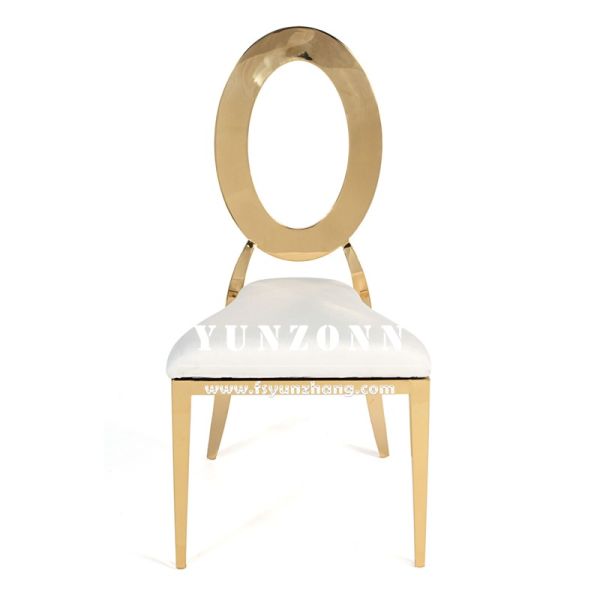 Antique Louis Oz Chair with Gold Stainless Steel Frame for Modern Events Banquets Hotels Dining Apartments Wedding Chair