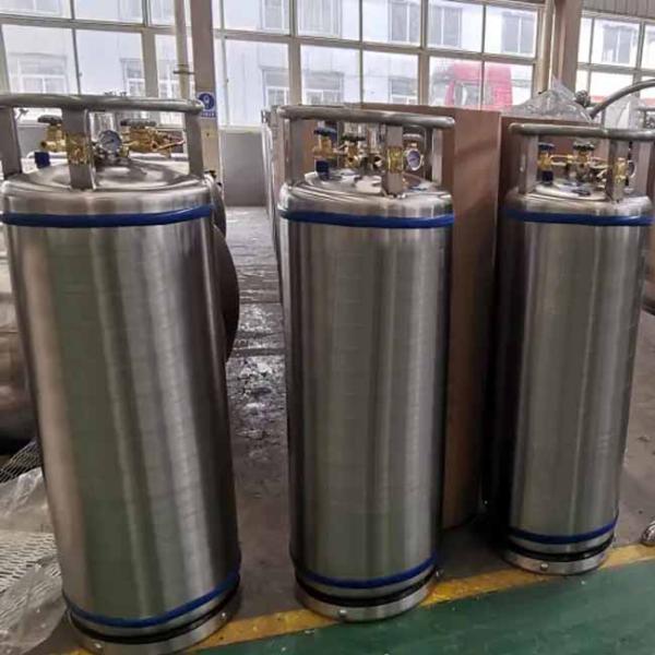 LN2 Dewar Gas Cylinder 195L 2.3MPA High Pressure Liquid Nitrogen Tank