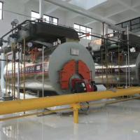 Caldeira de água quente a gás horizontal industrial 0,35-14MW capacidade Q235B material