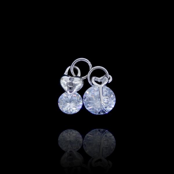 Beautiful Bucks 925 Silver Cubic Zirconia Pendant / Luxury Silver Deer Pendant