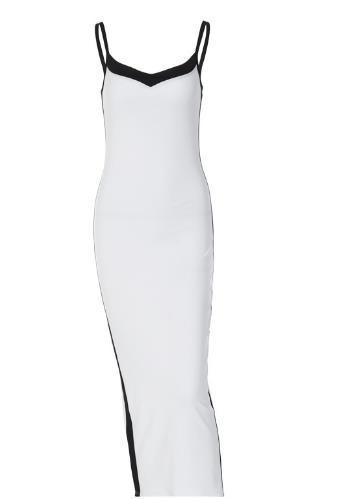 Baixo vestido Maxi Dresses sem mangas sexy de Women Spaghetti Strap Bodycon do fabricante de roupa de Moq
