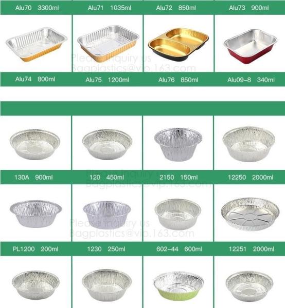 Microwave Disposable Aluminum Foil Pizza Baking Tray Pans container Sizes,pan box trays takeaway Container,kitchen and B