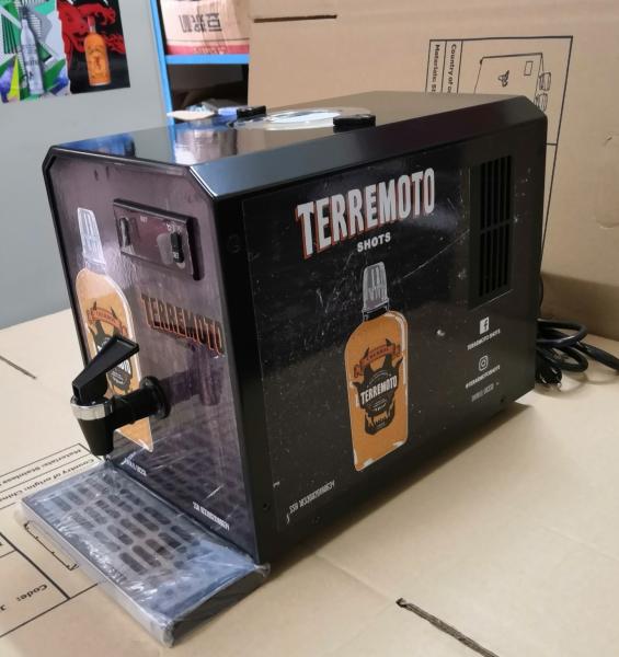 100W Liquor Shot Chiller Dispenser With LED Lighting Up Bottle System