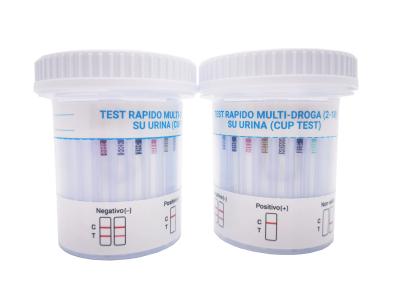 Copo marcado 20 do teste de droga da urina do uso da casa do CE em 1 resultado rápido no minuto 5