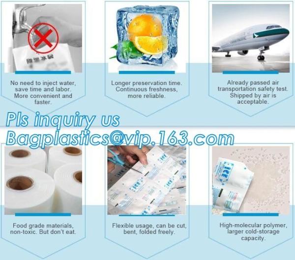Sports Medicine Ice Bags, Flexible Ice Pack, Easy Seal Ice Cube Bags, Cool Bags & Ice Packs, First Aid Ice Pack, bagease