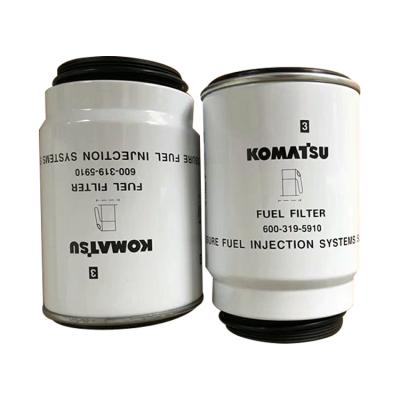 Komatsu PC60-8 PC70-8 Acessórios para escavadeiras 6271-71-7300 600-319-5910 Elemento de filtro de óleo e água