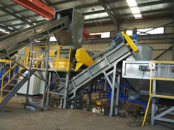 Automatic Plastic Washing Recycling Machine , Low Consumption Plastic Bag Recycling Machine