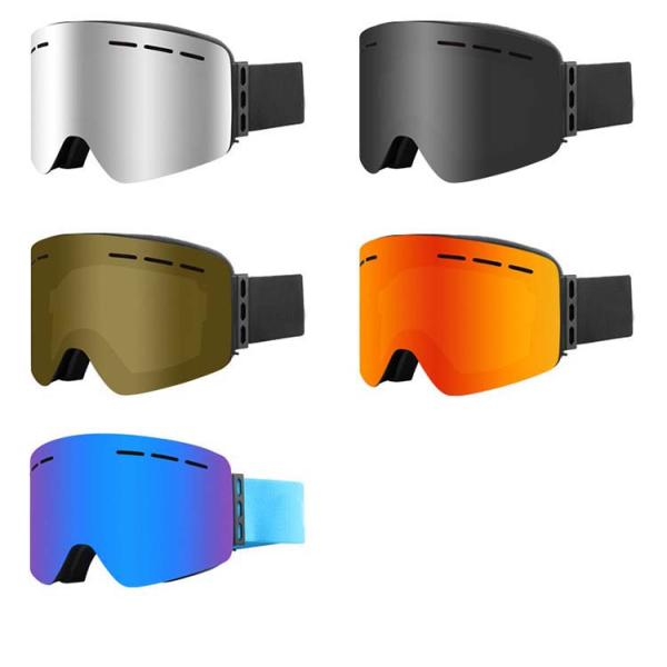 Effortlessly Glide Down the Slopes with Magnetic Ski Goggles and Foam 1/2/3 Layers