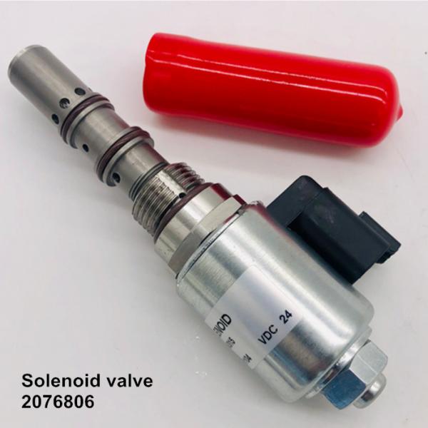 2076806 966G 962G 950G 980G Fuel Solenoid Valve  Excavator Parts