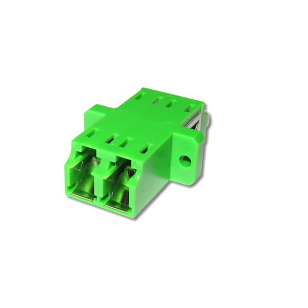 LC Fiber Optic Adapter with Internal Shutter with Flange or Without Flange