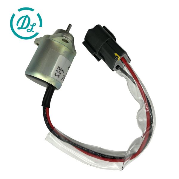 EexcavaStart 12VDC Fuel Shut Off Solenoid 119233-77932 for 4TNV88 Engine