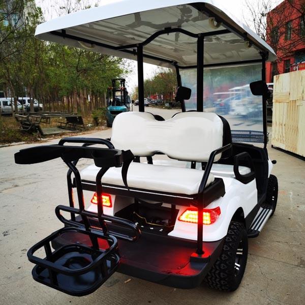 Cellule au plomb personnalisée électrique 4 roues 6 passagers chariot de golf nouvelle énergie