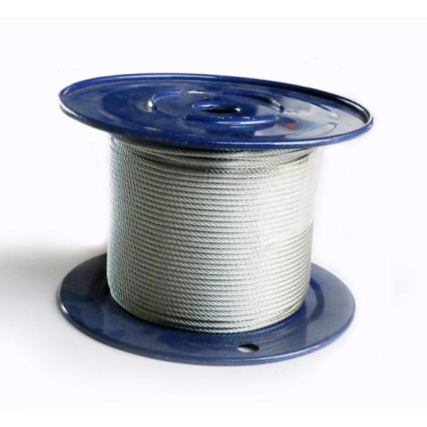 Stainless Steel Galvanized Aircraft Cable 1/6'' 1/4