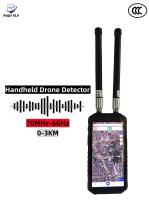 Détecteur de signal de haute qualité de 0 à 3 km ultra longue distance 70 MHz à 6 GHz ultra large canal détecteur de poche pour système anti-drone