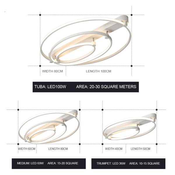 Led light for bedroom ceiling led lamp for indoor home light fixtures (WH-MA-123）