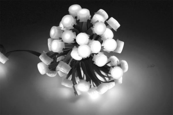 Ponto de luz LED 0,3 W RGB 20 mm à prova d'água DC5V 12V SMD5050 IP67