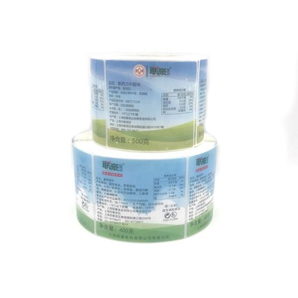 Paper / PVC Food Packaging Stickers for Fresh Beef Meat Or Ground Beef Snack