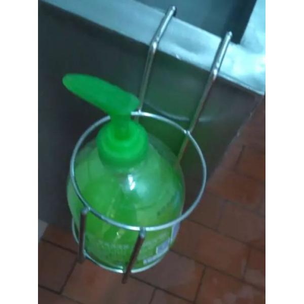 Medical Hand Sanitizer Hook Hanger Metal Wall Hanging Baskets of Stainless Steel