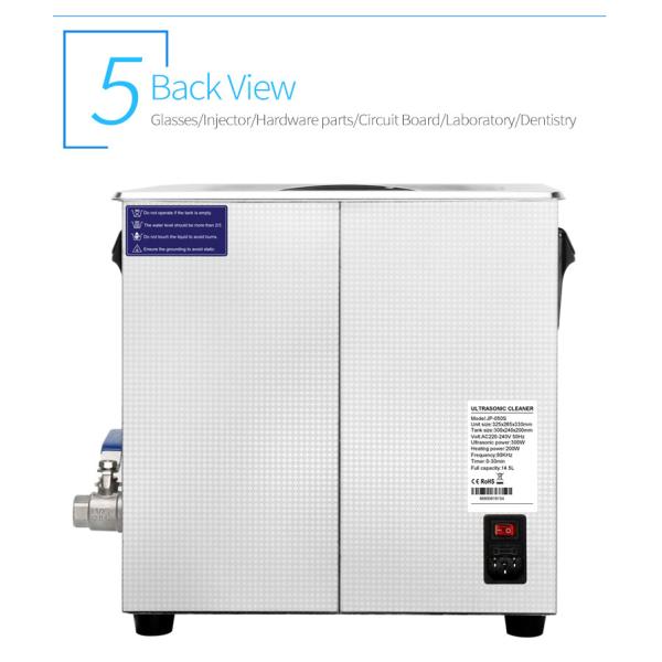 180Watt 40000Hz Tabletop Ultrasonic Cleaner For Optical Lenses