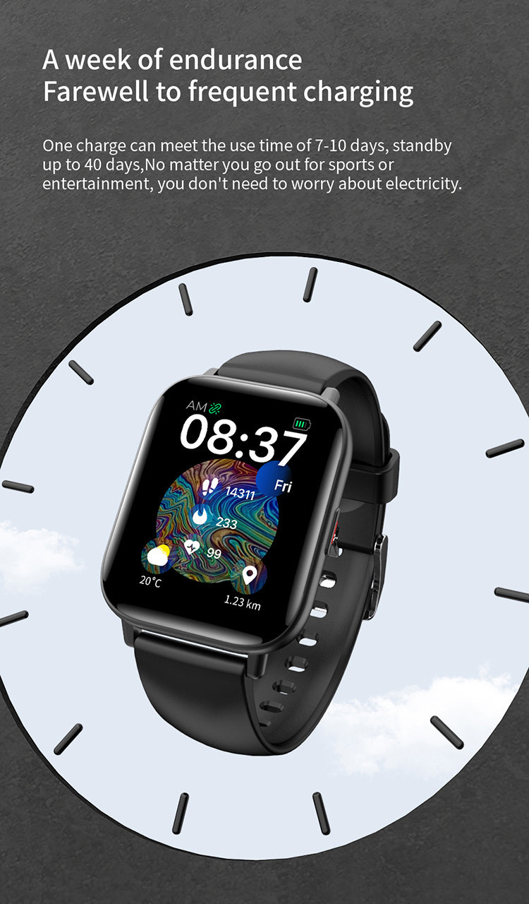 Smartwatch контроля сна пиксела OEM 240x280 с Bluetooth вызывать