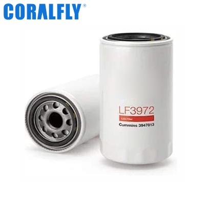 Máquina escavadora Diesel Engine 	O filtro de óleo lubrificante Fleetguard Lf3972
