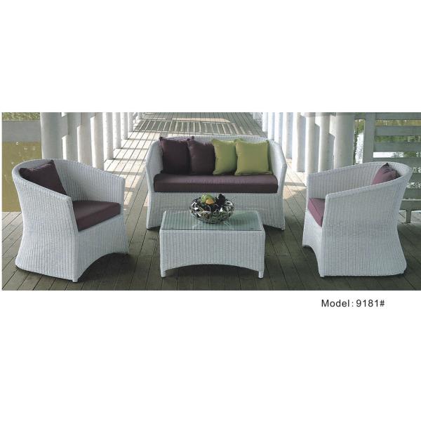 outdoor garden rattan sofa/hotel sofa/patio sofa-9181