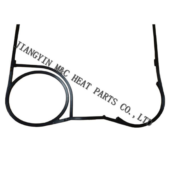 Glue On Type Plate Heat Exchanger Gaskets with 0.41 Square Meter Surface Area and 2.5 Meters Per Second Liquid Flow Rate