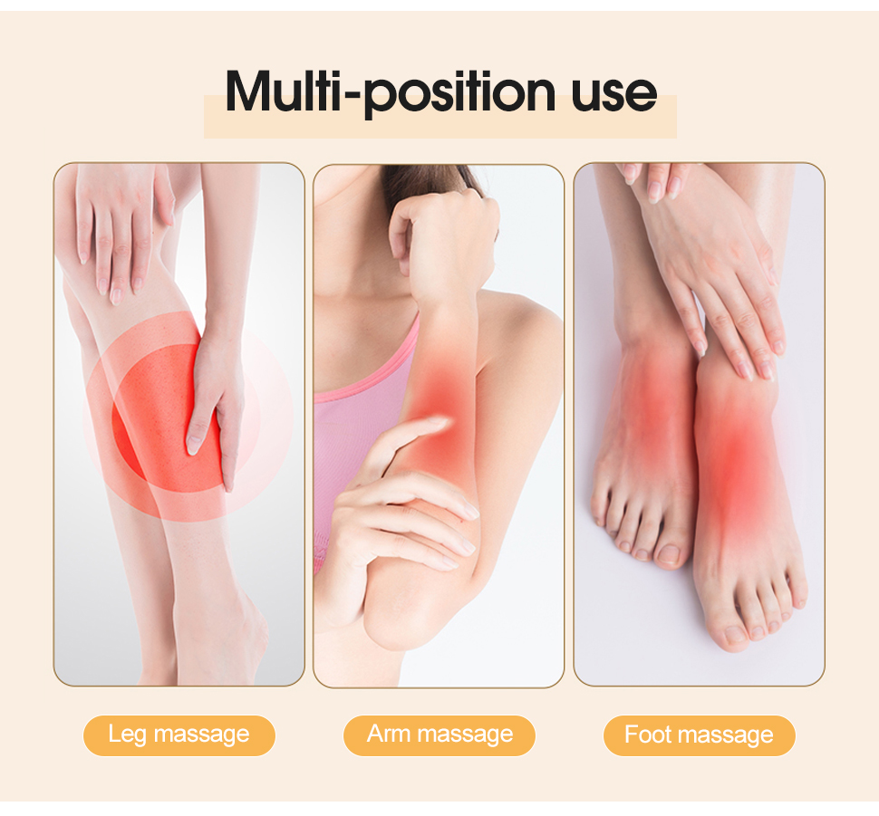 Full Electronic Foot Leg and Calf Massager Adjustable Leg Massager With Heat Air Compression