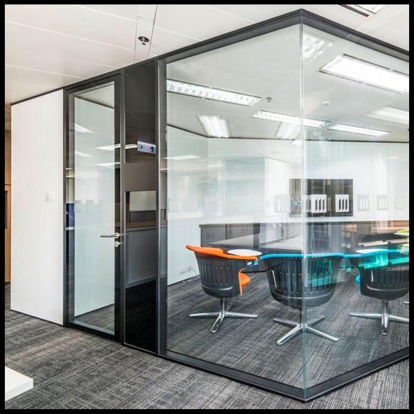 Customized Glass Wall Panel with CNC Edge Treatment