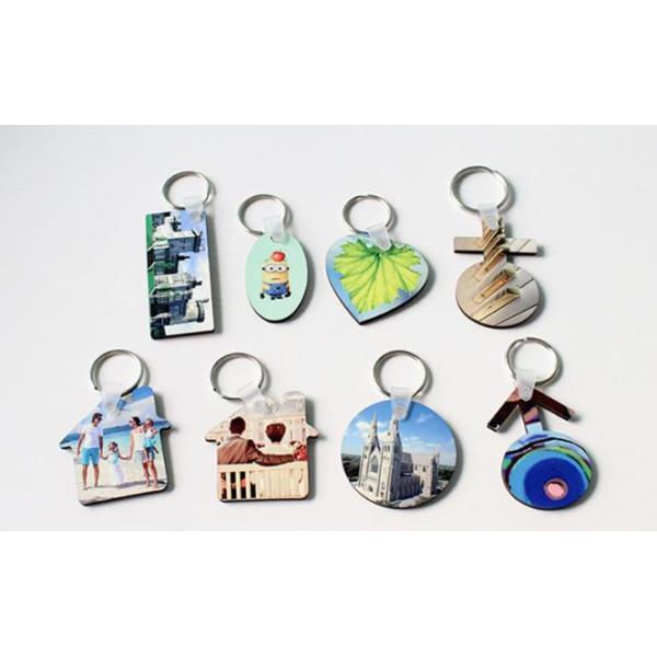 T Shirt Car Keychain Dye Sublimation Blanks Thermal Transfer Printing