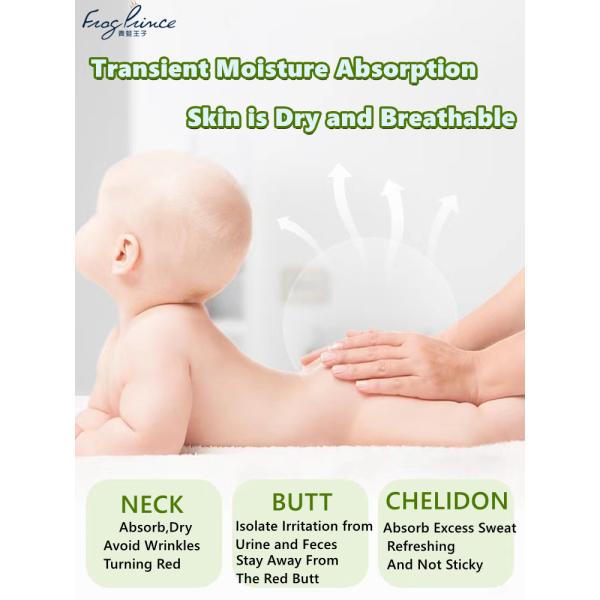 Порошок колючей жары нежной и успокоенной сливк младенца заботы кожи 140g анти-