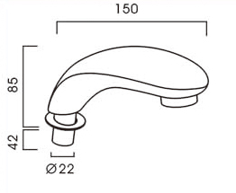 bathtub Faucet /bathtub taps,waterfall,Base faucet AHA-03