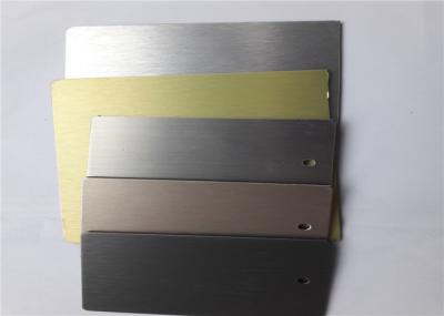 Odm Brushed Hairline Aluminum Sheets , Brushed Aluminum Plate For Decoration