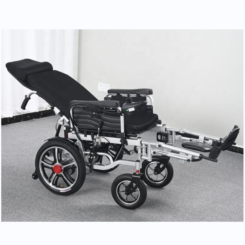 Disabled Electric Chair Remote Control Lightweight Cheap Price Foldable Electric Wheelchair For 140kg Disabled