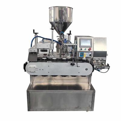 Automatic Pneumatic Aluminium Hand Ointment Dual Double Chamber Tube Fill Seal Filling Machine