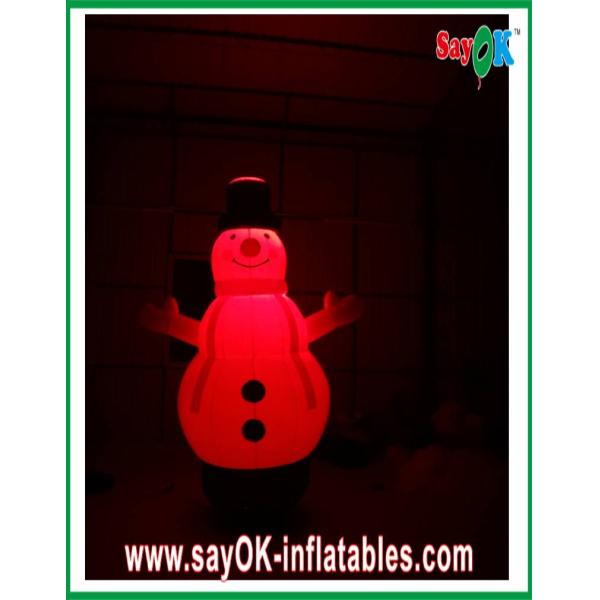 ткань Оксфорда украшений праздника огромного снеговика Кристмас раздувная