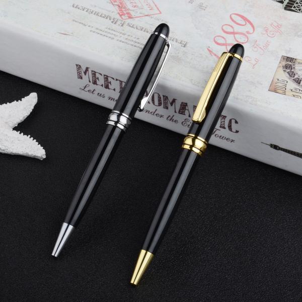 Sopesado Regalo Ejecutivo Logotipo personalizado Rosa Oro Bolígrafo para Profesionales