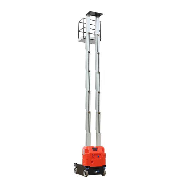 Single Double Man Vertical Mast Boom Lift Autonomous Aerial Cherry Picker Platform