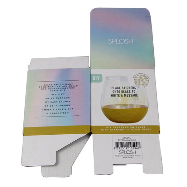 Customized Shape Tea Bags Packaging Boxes with UV Coating and Custom Printed Kraft Paper