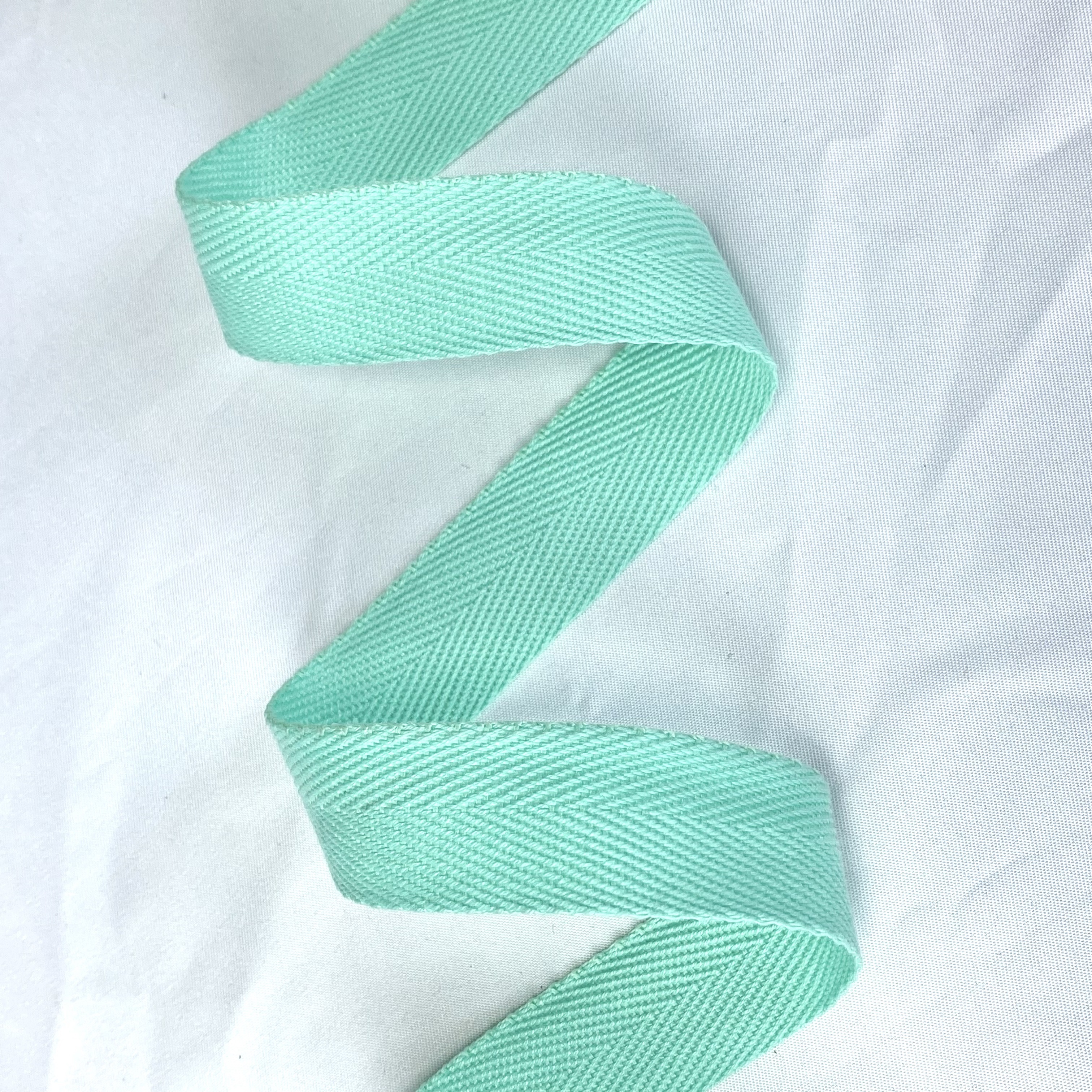 Herringbone polyester-cotton webbing Various colors Backpack strap Belt Handbag strap