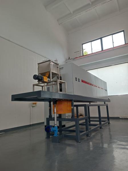 Ceramic Sintering Rotating Tube Furnace 1100 C With Purity Quartz And Nitrogen Air Atmosphere